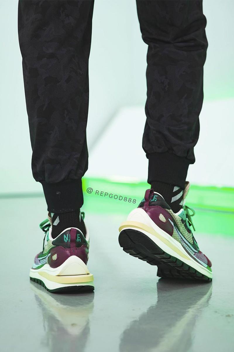 çåè¿è³ sacai x Nike Vaporwaffle ç´«ç¶ éè²ä¸è³åè¼¯