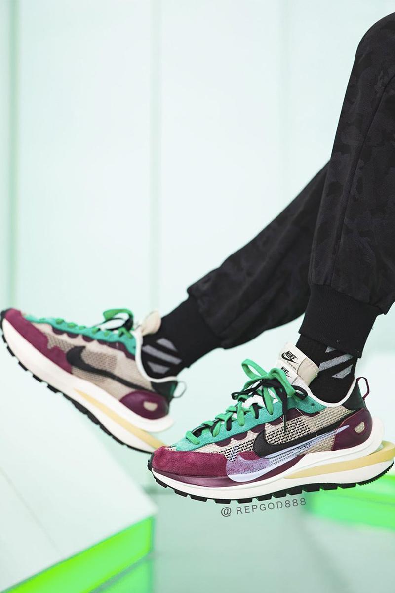 çåè¿è³ sacai x Nike Vaporwaffle ç´«ç¶ éè²ä¸è³åè¼¯