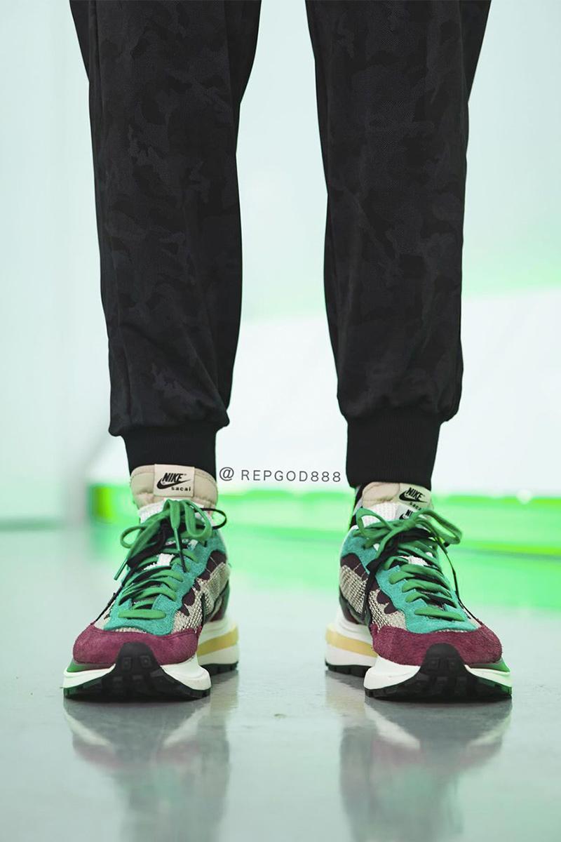 çåè¿è³ sacai x Nike Vaporwaffle ç´«ç¶ éè²ä¸è³åè¼¯
