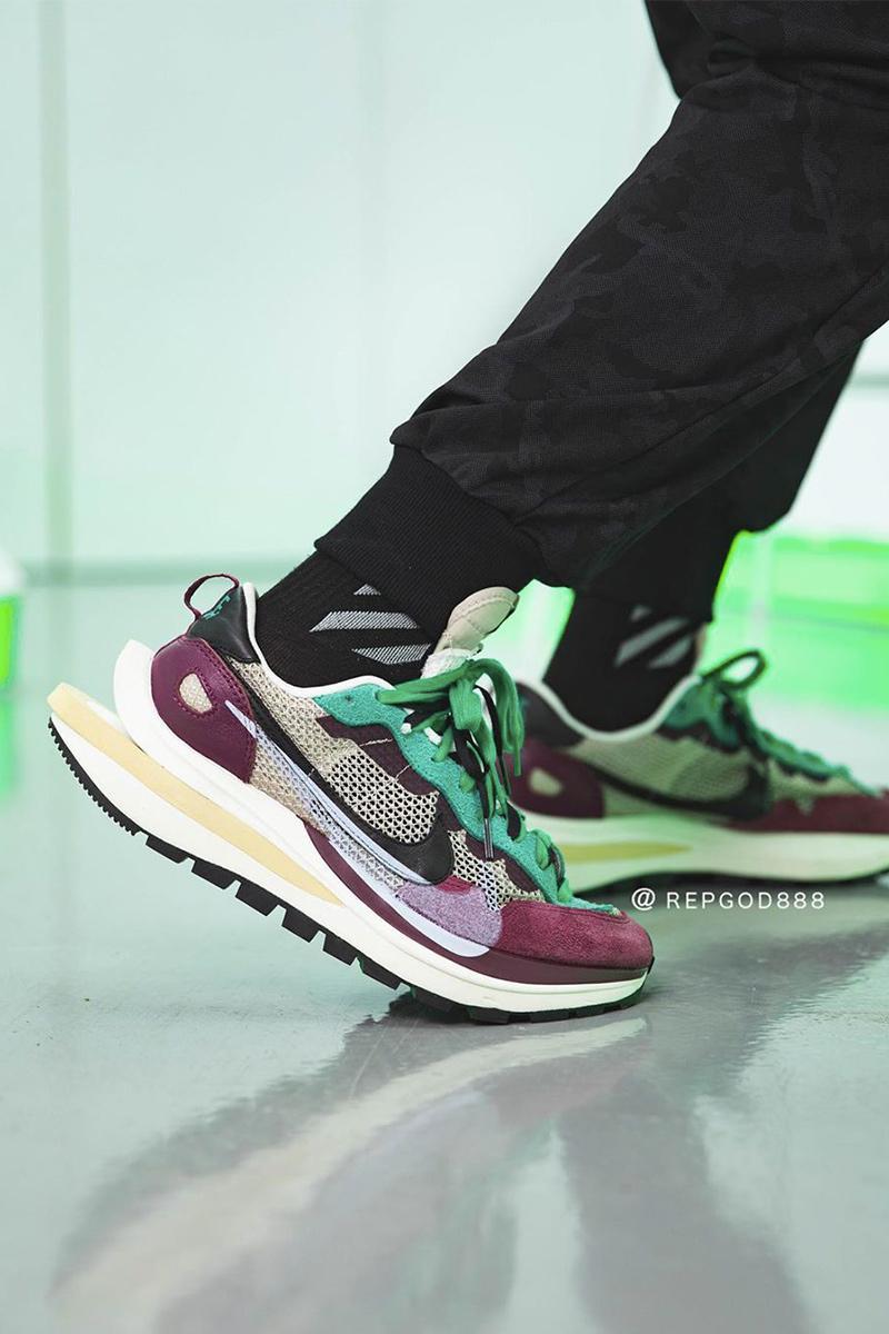 çåè¿è³ sacai x Nike Vaporwaffle ç´«ç¶ éè²ä¸è³åè¼¯