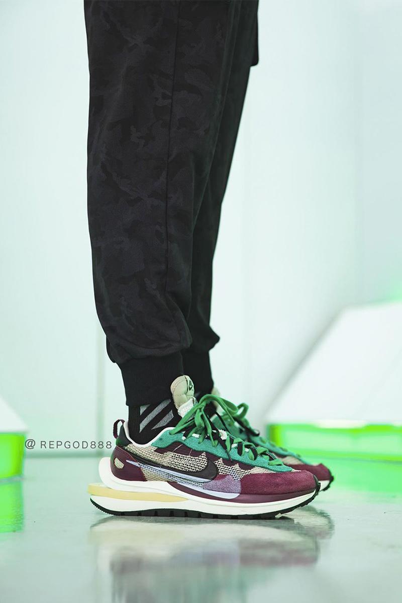 çåè¿è³ sacai x Nike Vaporwaffle ç´«ç¶ éè²ä¸è³åè¼¯