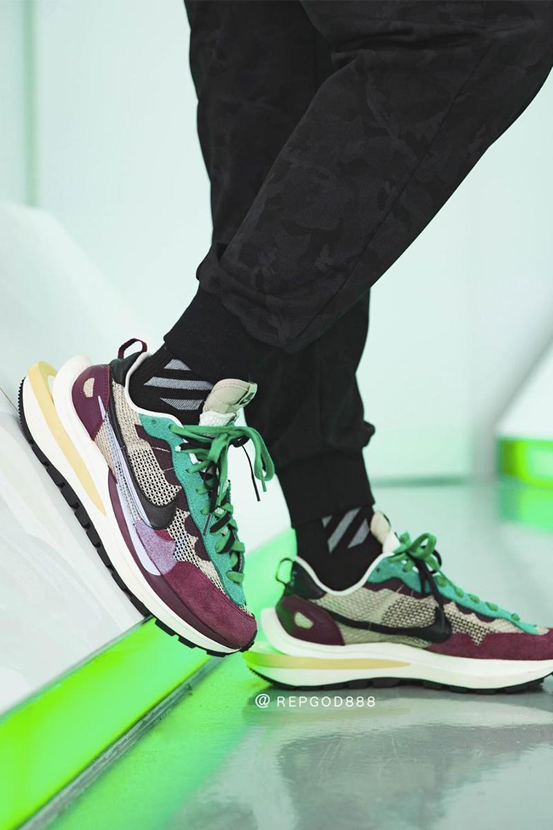 çåè¿è³ sacai x Nike Vaporwaffle ç´«ç¶ éè²ä¸è³åè¼¯