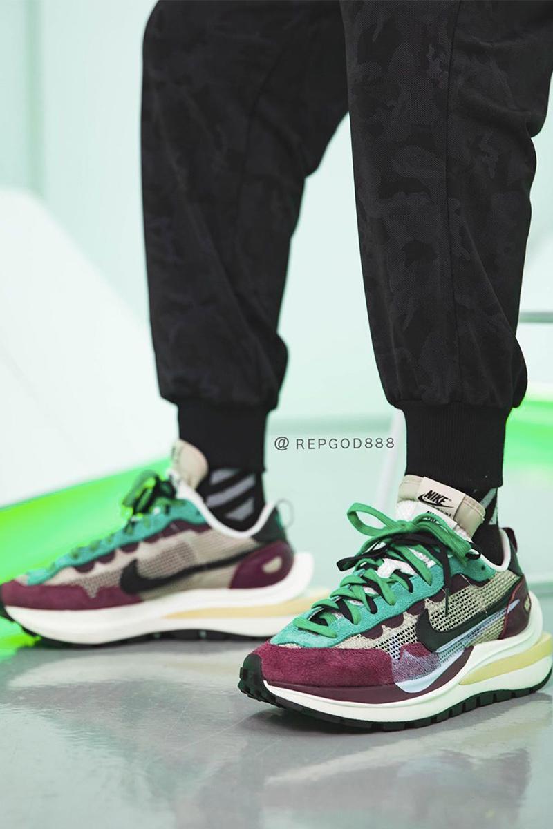 çåè¿è³ sacai x Nike Vaporwaffle ç´«ç¶ éè²ä¸è³åè¼¯