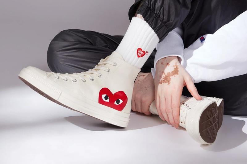 COMME des GARÃONS PLAY x Converse ç¶å¸è¯ä¹ Chuck 70 ç³»åéæ¬¾å³å°éæ°è£è²¨