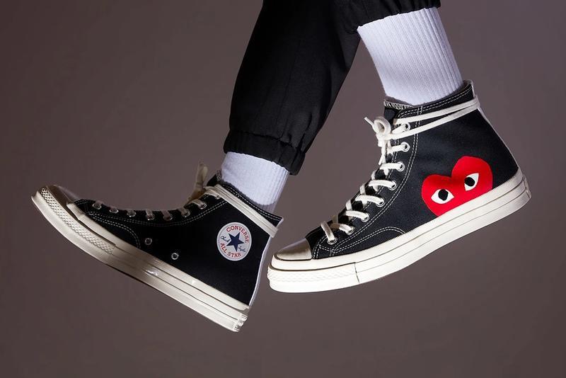 COMME des GARÃONS PLAY x Converse ç¶å¸è¯ä¹ Chuck 70 ç³»åéæ¬¾å³å°éæ°è£è²¨