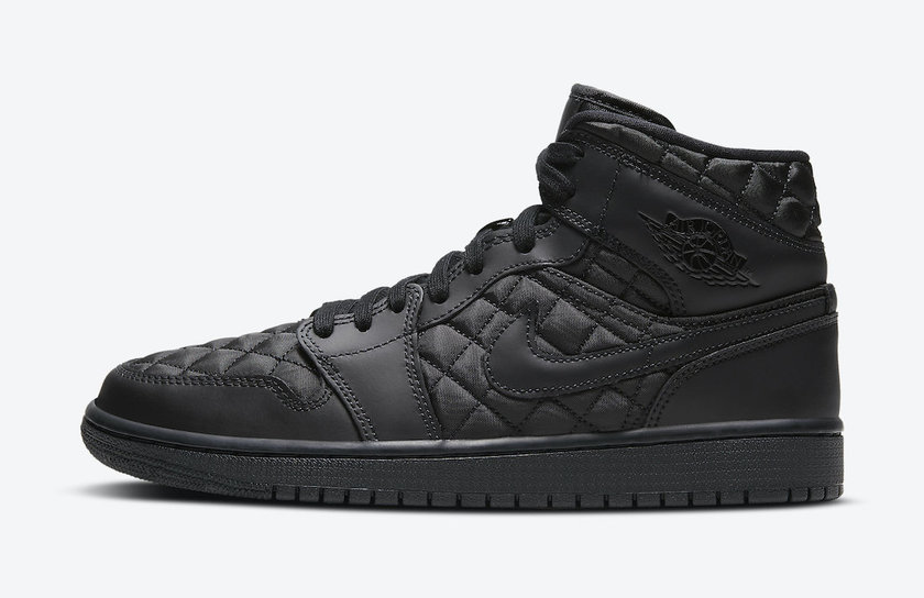 Air Jordan 1 Mid Black Quilted DB6078-001 Release Date