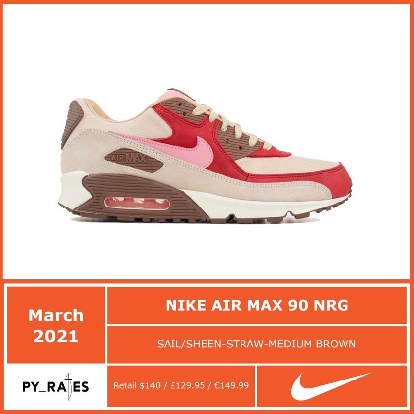 DQM Nike Air Max 90 Bacon CU1816-100 2021åå:registered:ä¿¡æ¯