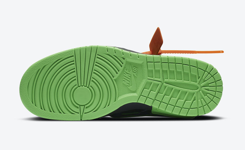 Off-White Nike Air Rubber Dunk Green Strike CU6015-001 Release Date