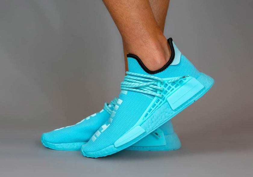 Pharrell adidas NMD Hu Blue GY0094 Release Date