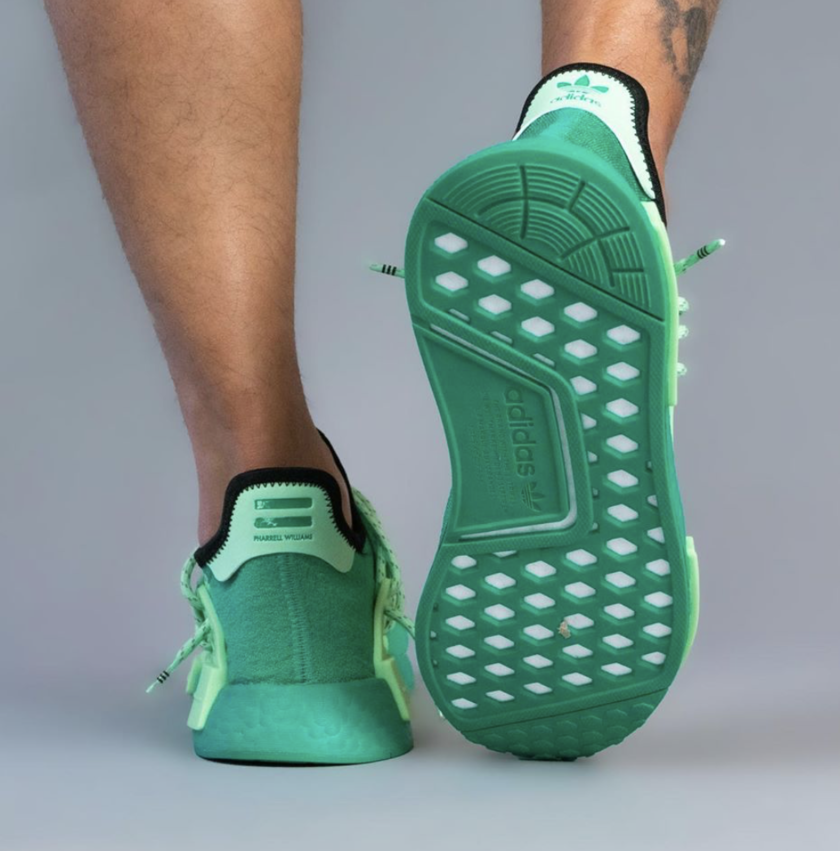 Pharrell adidas NMD Hu Green GY0089 Release Date
