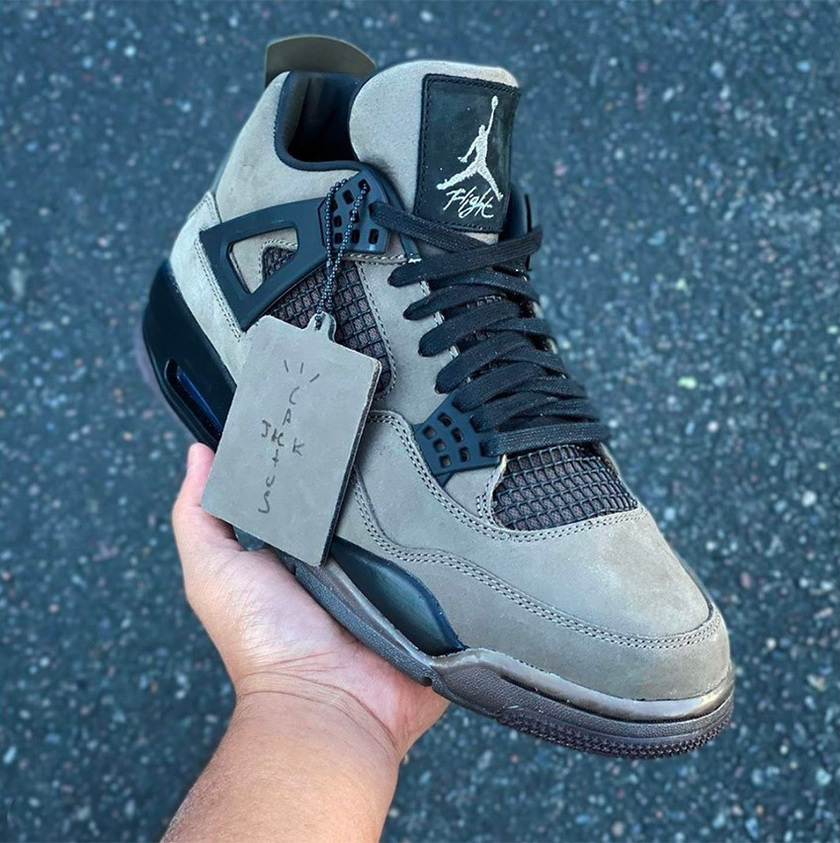 TS,Travis Scott,AJ4,Air Jordan  未市售的 Travis Scott x AJ4 亲友限定配色再度曝光