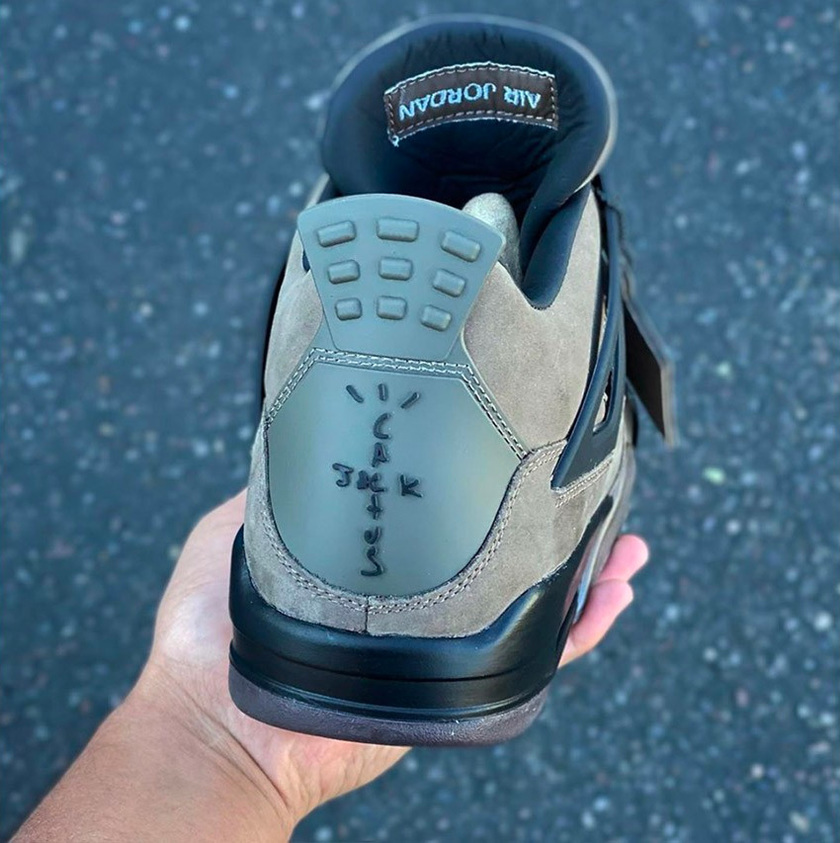 TS,Travis Scott,AJ4,Air Jordan  未市售的 Travis Scott x AJ4 亲友限定配色再度曝光