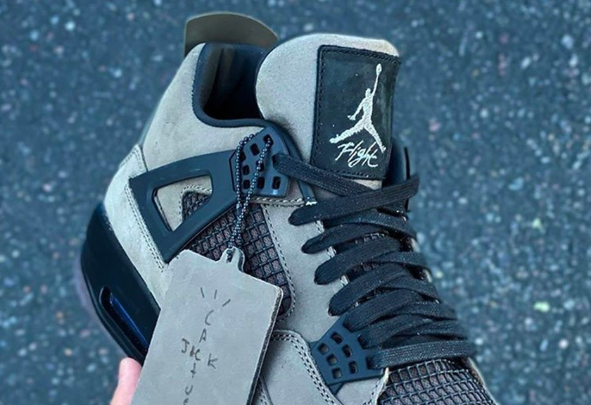 TS,Travis Scott,AJ4,Air Jordan  未市售的 Travis Scott x AJ4 亲友限定配色再度曝光