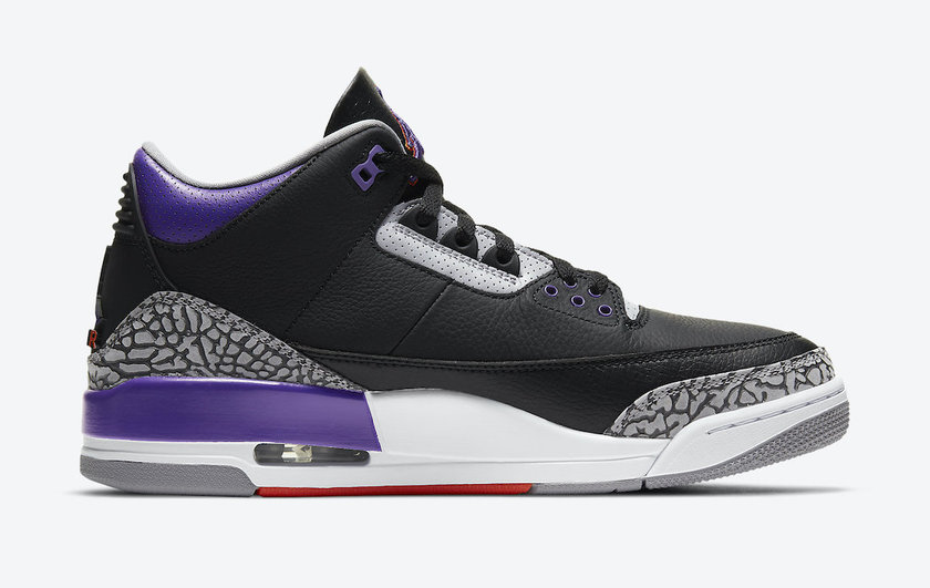 Air Jordan 3 Black Court Purple CT8532-050 Release Date