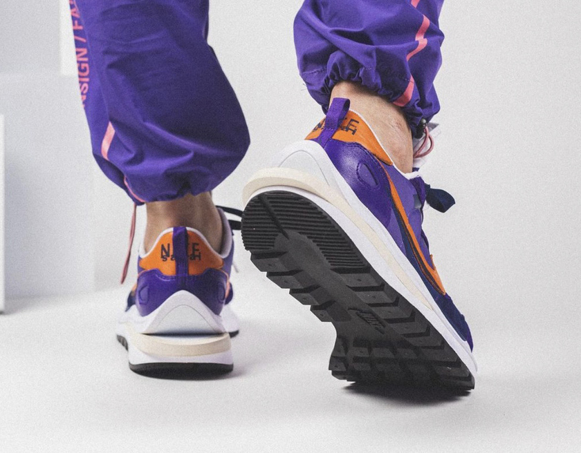 Sacai Nike VaporWaffle Dark Iris Campfire Orangeåå:registered:æ¥æï¼