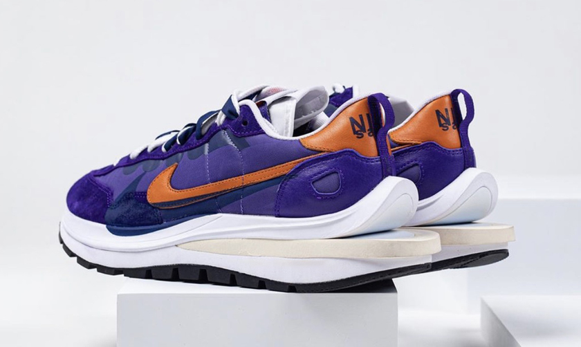 Sacai Nike VaporWaffle Dark Iris Campfire Orangeåå:registered:æ¥æ