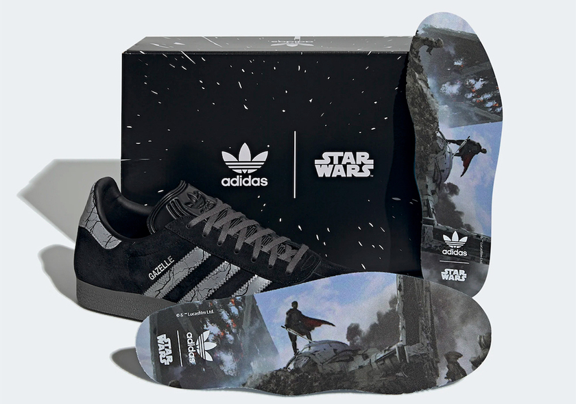 Star Wars adidas Gazelle Darksaber GZ2753 Release Date