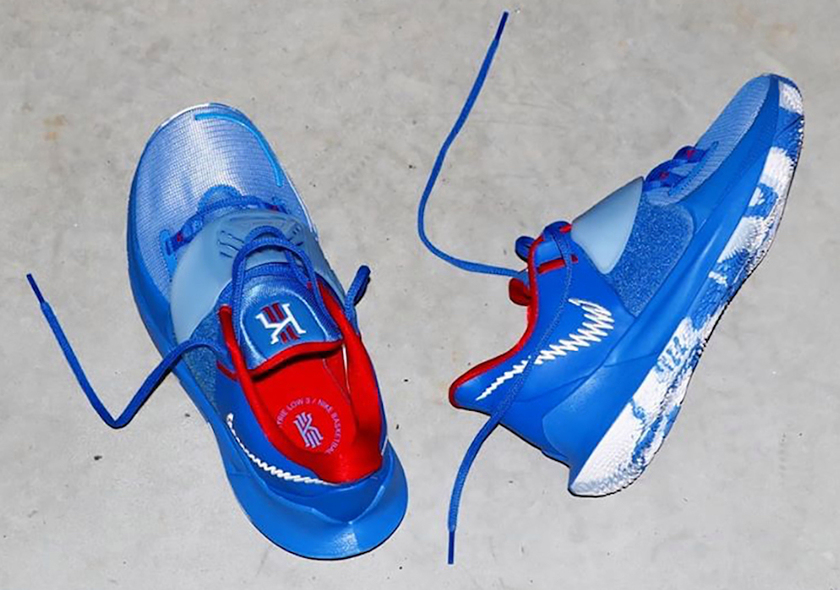 Nike Kyrie Low 3 Tie Dye University Blue University Red White CJ1287-400åå:registered:æ¥æ