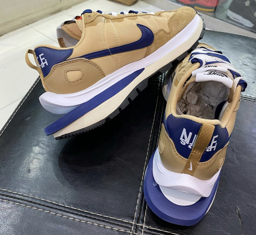 Sacai Nike VaporWaffle Sesame 2021 Release Date