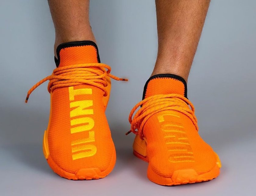 Pharrell adidas NMD Hu Orange GY0095åå:registered:æ¥æ