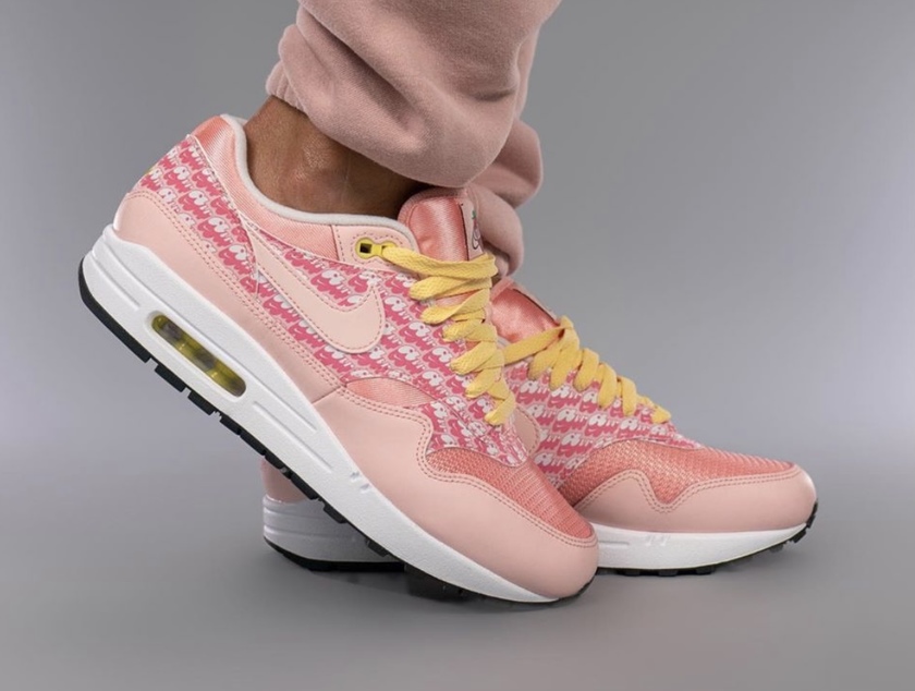 Nike Air Max 1 Strawberry Lemonade CJ0609-600 Release Date On-Feet
