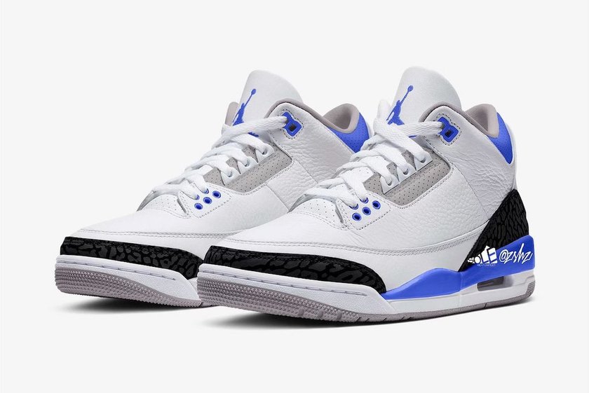 Air Jordan 3 Racer Blue CT8532-145åå:registered:æ¥æ