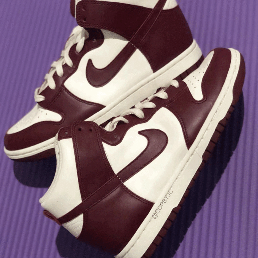 Nike Dunk High Sail Team Red Pale Ivory DD1869-101åå:registered:æ¥æ