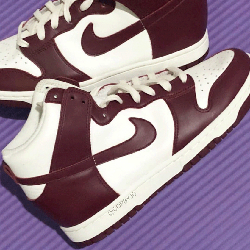 Nike Dunk High Sail Team Red Pale Ivory DD1869-101åå:registered:æ¥æ