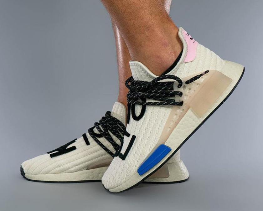 Pharrell adidas NMD Hu Cream Blue Pinkåå:registered:æ¥æ