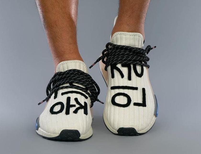 Pharrell adidas NMD Hu Cream Blue Pinkåå:registered:æ¥æ