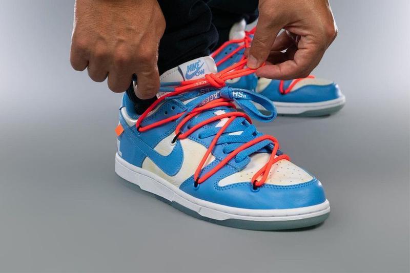 Off-Whiteâ¢ x Futura x Nike Dunk LowãUNCãè¯ä¹éæ¬¾ä¸è³åè¼¯ç¼ä½