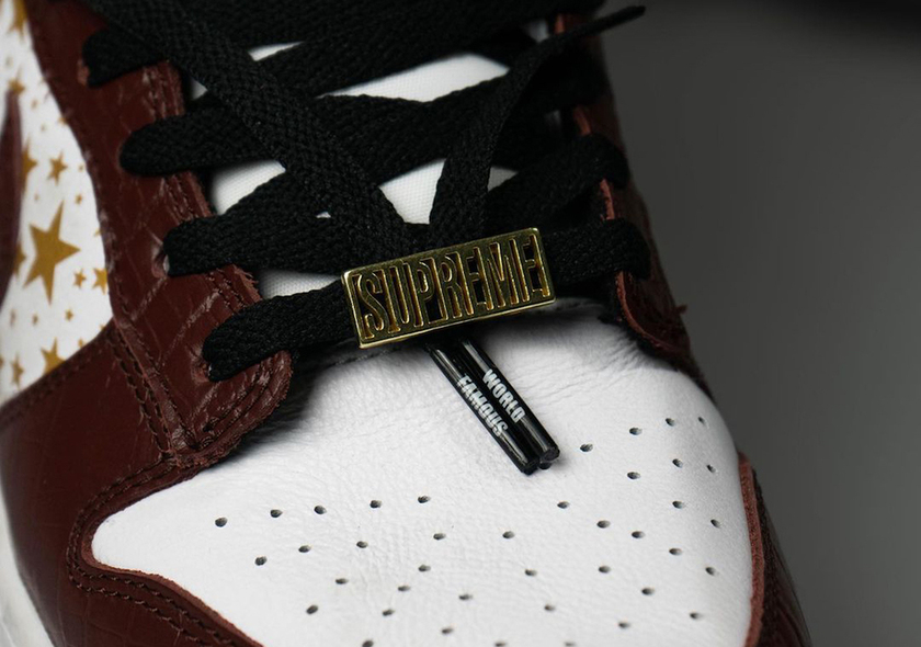 Supreme Nike SB Dunk Low Barkroot Brown Stars DH3228-103åå:registered:æ¥æï¼