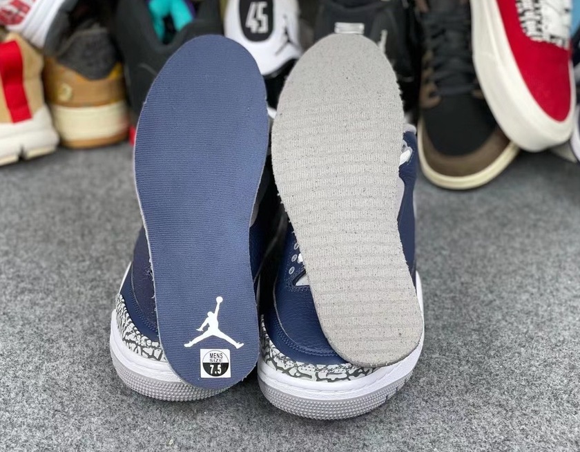 Air Jordan 3 Midnight Navy CT8532-401åå:registered:æ¥æå:registered:ä»·