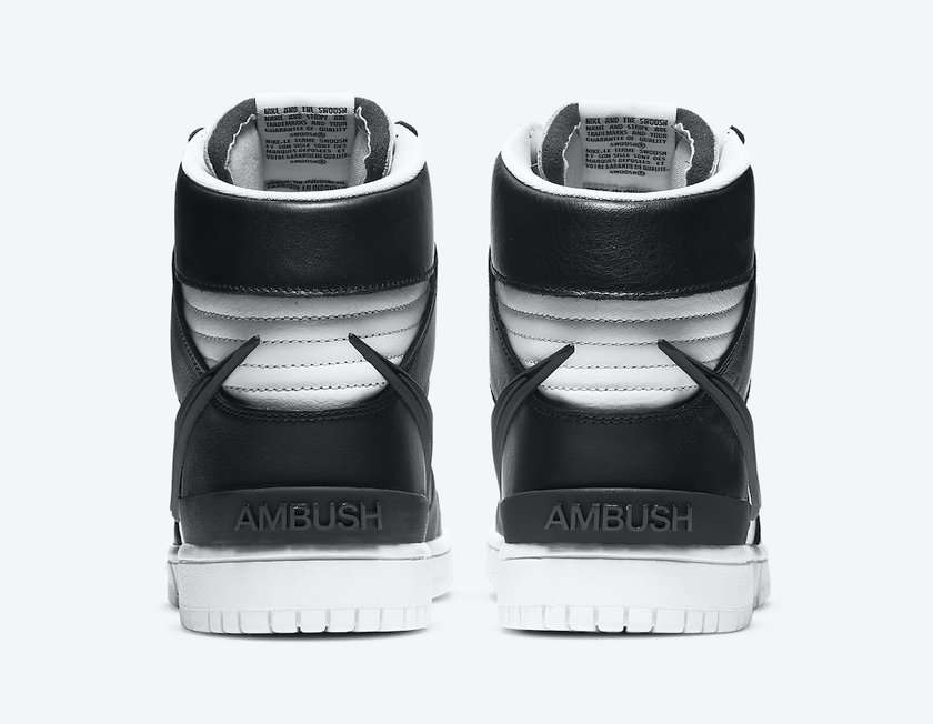 Ambush Nike Dunk High Black White CU7544-001åå:registered:æ¥æ