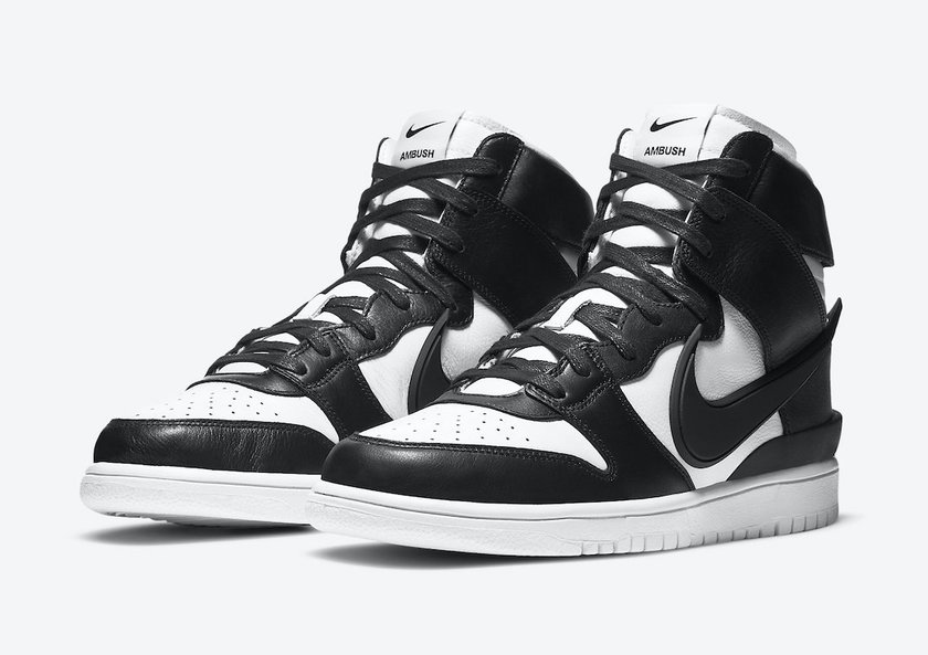 Ambush Nike Dunk High Black White CU7544-001åå:registered:æ¥æ