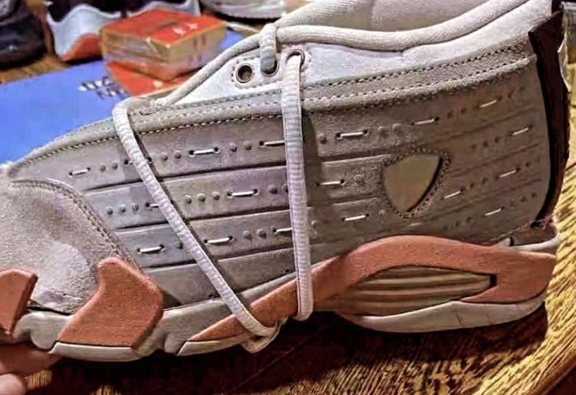 Clot Air Jordan 14 Low Sepia Stone DC9857-200åå:registered:æ¥æ