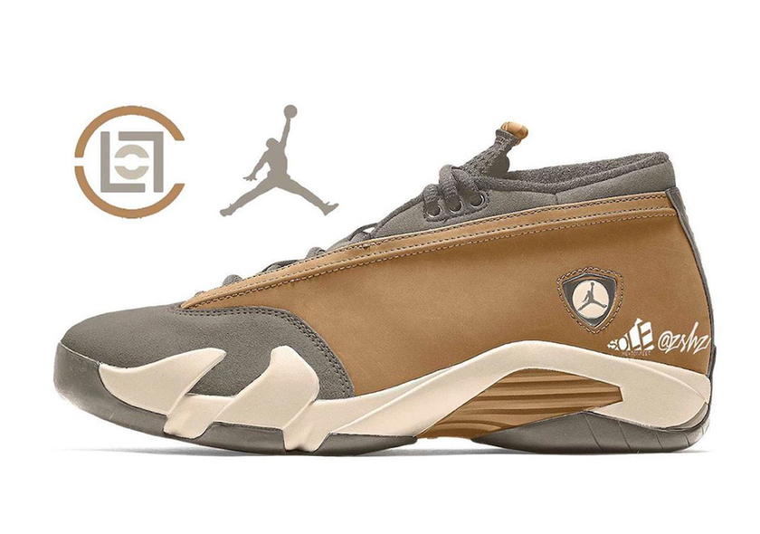 Clot Air Jordan 14 Low Sepia Stone DC9857-200åå:registered:æ¥æ