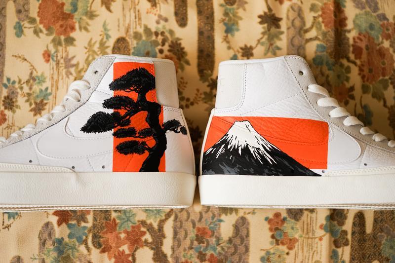 Simple Union æºæ The Flying Hawk Studio æé å¨æ°å:registered:¢å¶éæ¬¾ Nike Blazer 77 Midãæ¾å±±ã