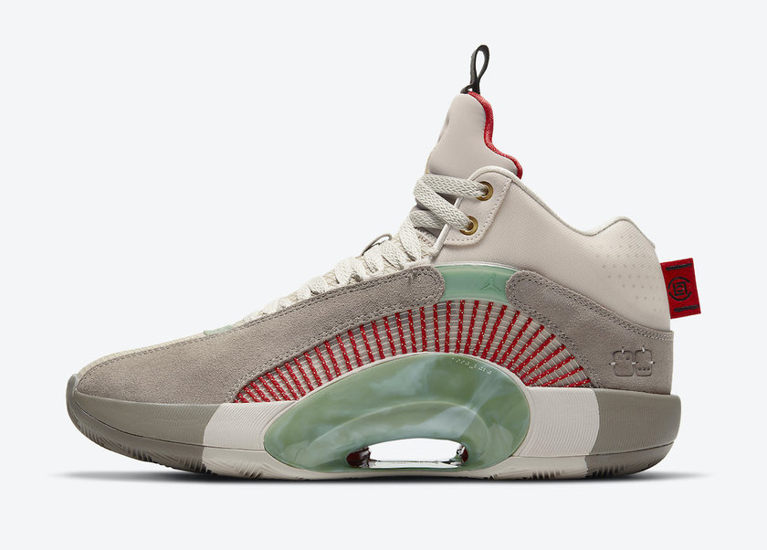 Clot Air Jordan 35 XXXVæ£è¤è²DD9322-200åå:registered:æ¥æ