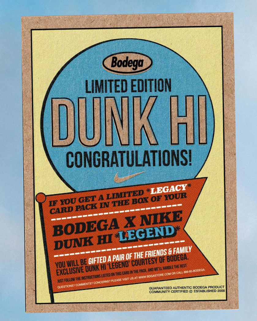 Bodega Nike Dunk High Friends and Family CZ8125-100åå:registered:æ¥æ