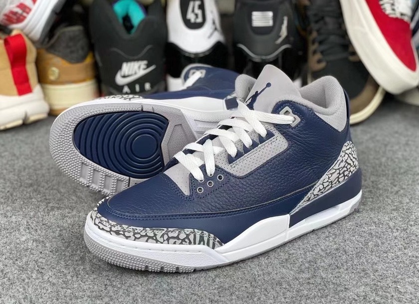 Air Jordan 3 Midnight Navy CT8532-401åå:registered:æ¥æå:registered:ä»·