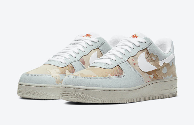 Nike,Air Force 1 ’07 LX,Desert  Nike 高端系列！「沙漠迷彩」Air Force 1 官图曝光！