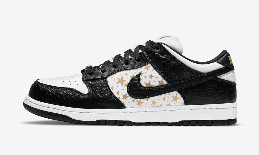 Supreme Nike SB Dunk Low Black White DH3228-102åå:registered:æ¥æä»·æ ¼