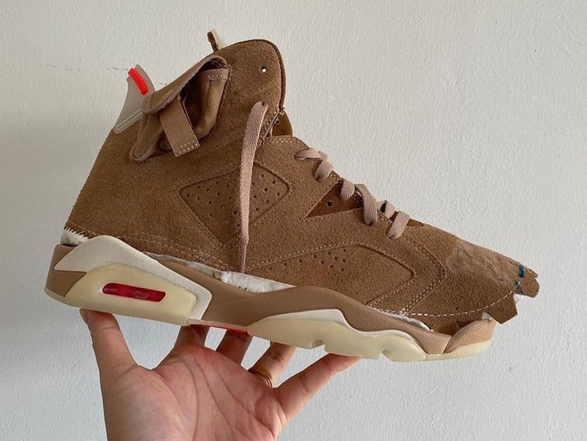 Travis Scott Air Jordan 6 British Khaki DH0690-200 Release Date Pricing
