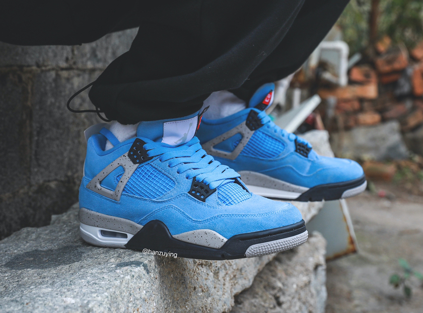 Air Jordan 4 UNC University Blue CT8527-400åå:registered:æ¥æ