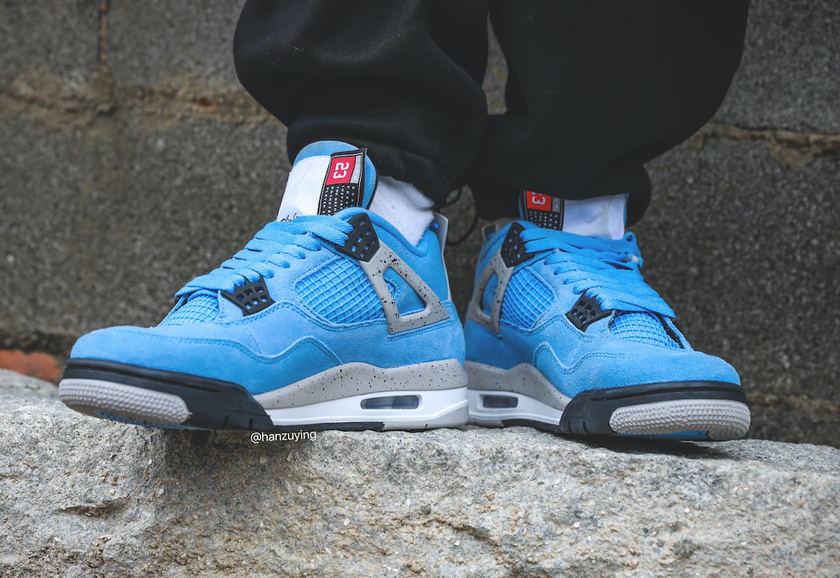 Air Jordan 4 UNC University Blue CT8527-400åå:registered:æ¥æ