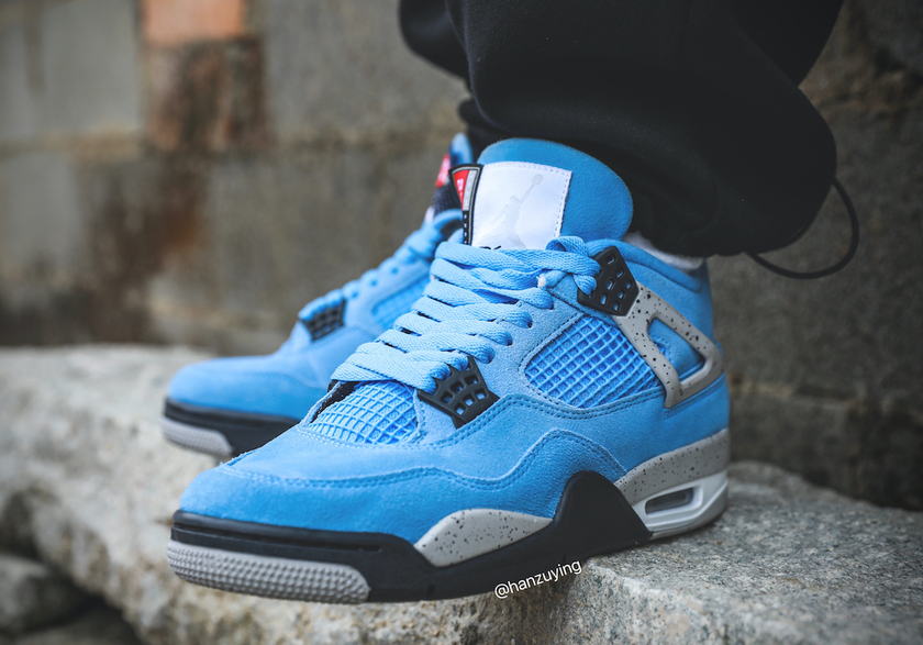 Air Jordan 4 UNC University Blue CT8527-400åå:registered:æ¥æ