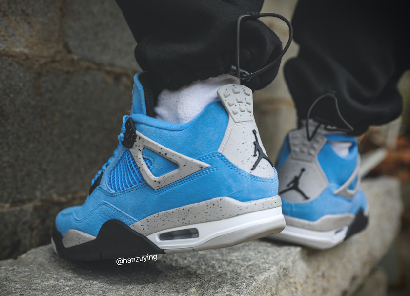 Air Jordan 4 UNC University Blue CT8527-400åå:registered:æ¥æ
