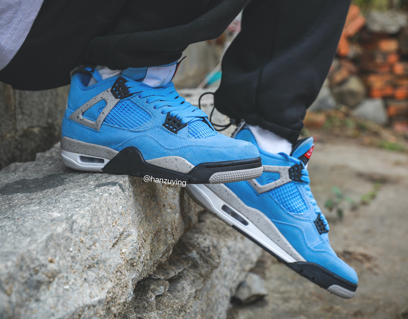 Air Jordan 4 UNC University Blue CT8527-400åå:registered:æ¥æ