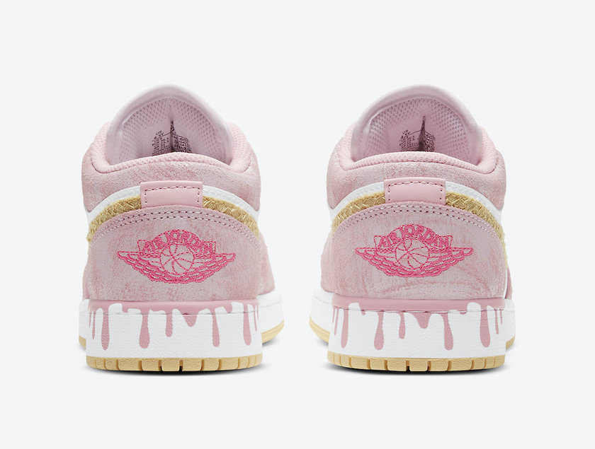 Air Jordan 1 Low GS Paint Drip CW7104-601åå:registered:æ¥æ